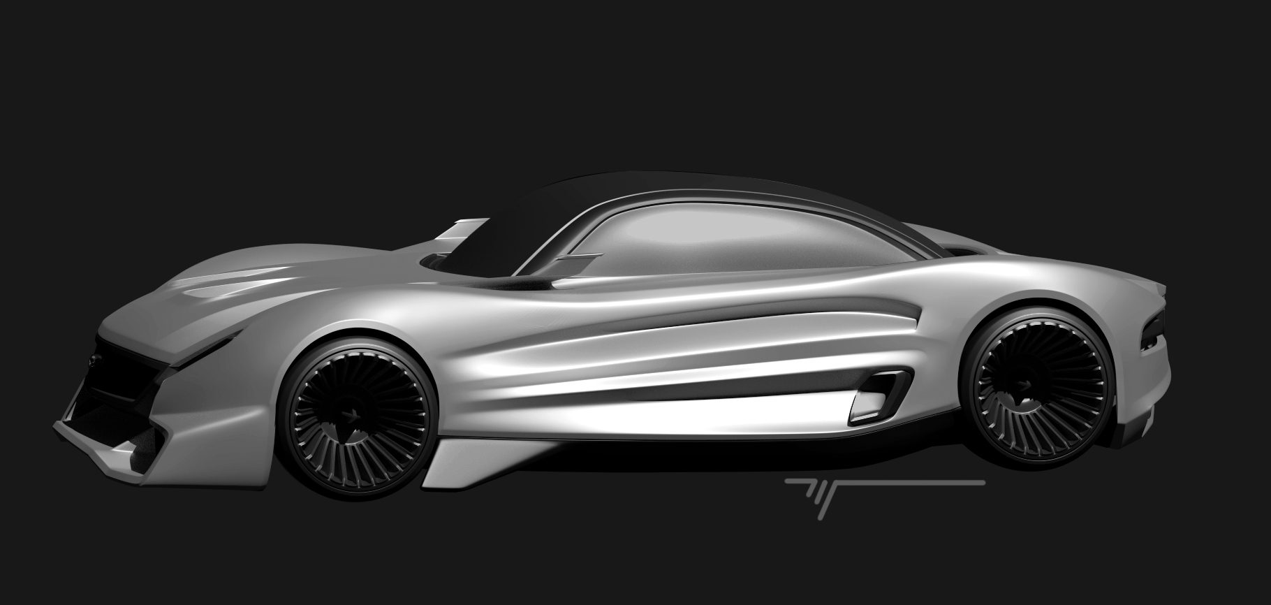 Hyper-car: speed exterior model – TIVASDESIGN